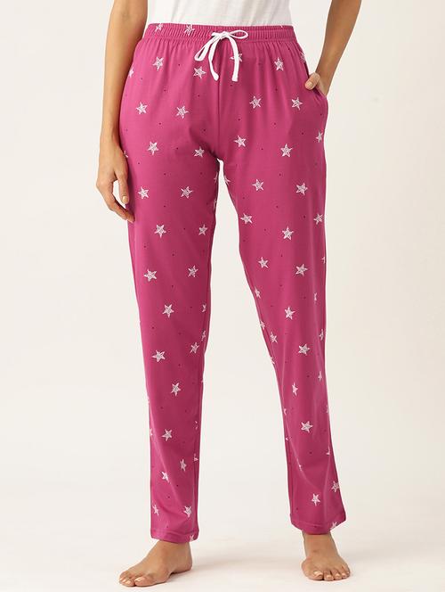 women printed mid rise pajama - 21234544 - Very Small Image - 1
