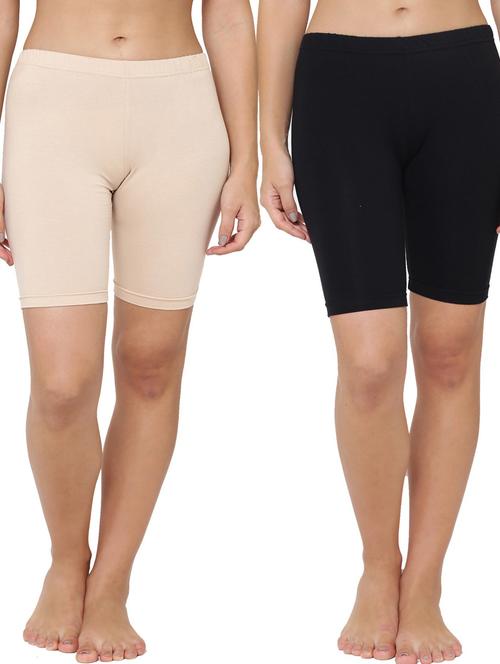 set of 2 multi colored sports shorts - 21234566 - Very Small Image - 1