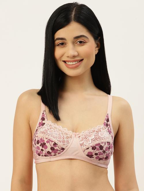 pink nylon regular bra - 21234727 - Very Small Image - 1