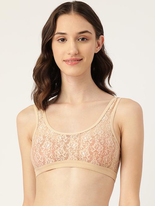 beige nylon lette bra - 21234860 - Very Small Image - 1
