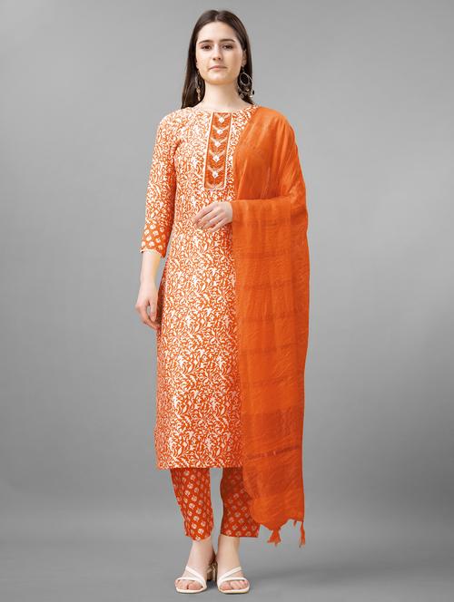women three quarter sleeve suit set - 21235194 - Very Small Image - 1