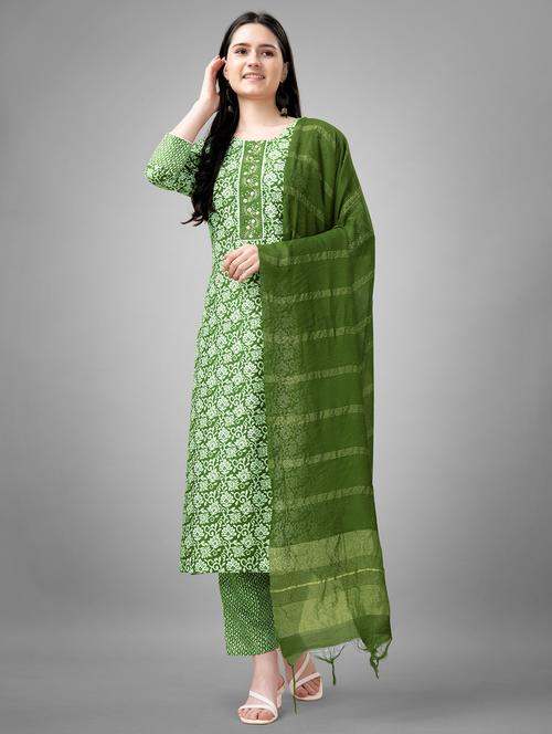 women three quarter sleeve suit set - 21235198 - Very Small Image - 1