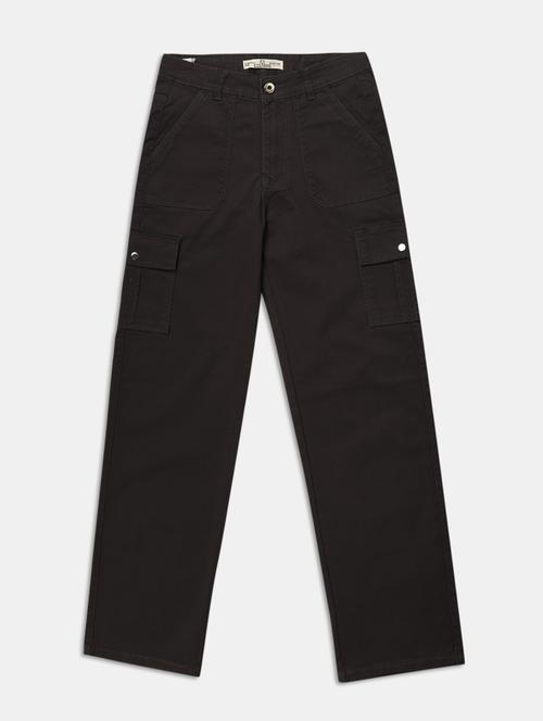 kids black solids cargos - 21236136 - Very Small Image - 1