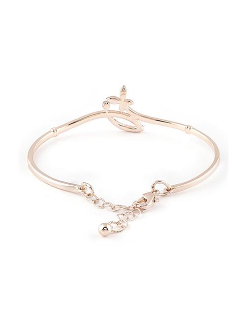 gold brass bangle bracelet - 21239442 - Very Small Image - 1