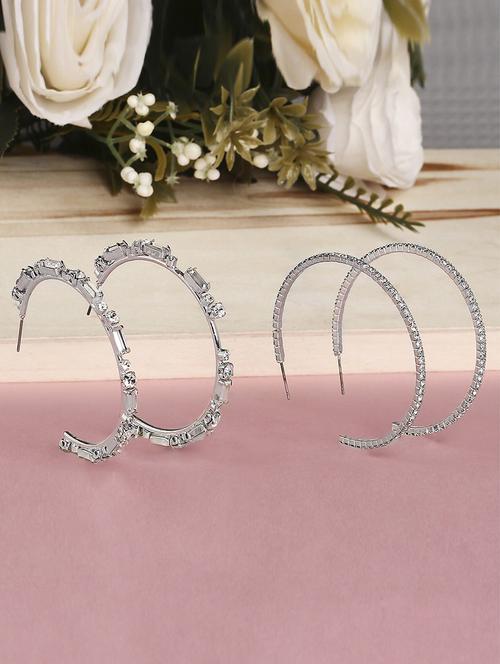 women fashion earring combos - 21239458 - Very Small Image - 1