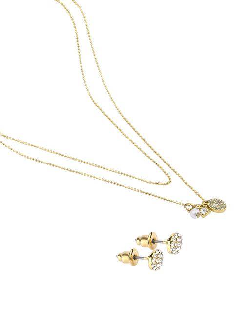 gold metal necklaces and earring - 21239839 - Very Small Image - 1