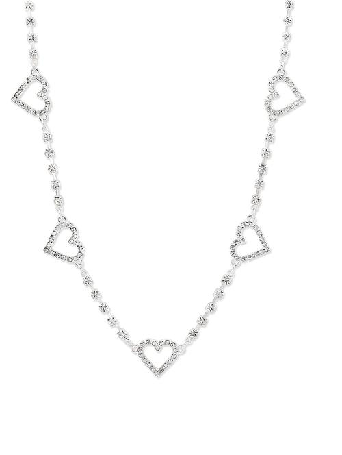 silver metal long necklace - 21239960 - Very Small Image - 1