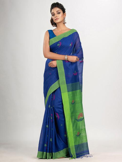 women handloom saree - 21240295 - Very Small Image - 1