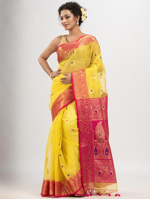 women self design banarasi saree - 21240476 - Very Small Image - 1