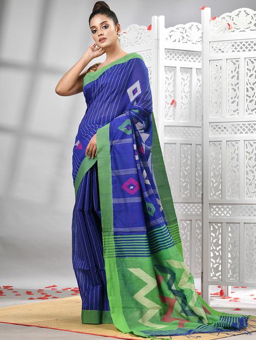 women handloom saree - 21240579 - Very Small Image - 1