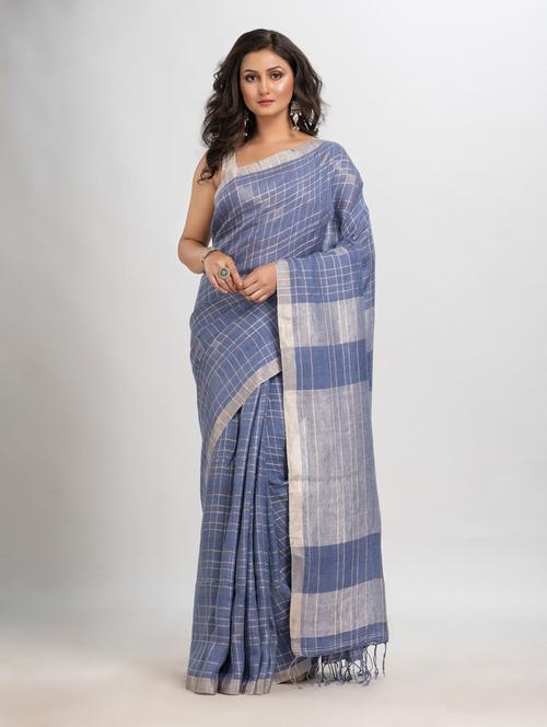 women self design jamdani saree with blouse - 21240677 - Very Small Image - 1