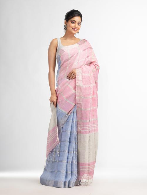 women handloom saree - 21240773 - Very Small Image - 1
