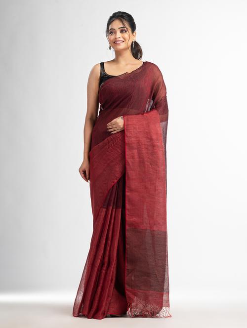 women handloom saree - 21240792 - Very Small Image - 1