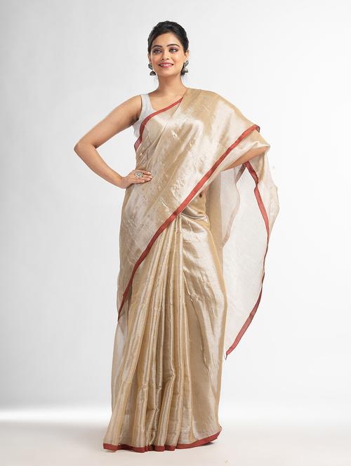 women handloom saree - 21240794 - Very Small Image - 1