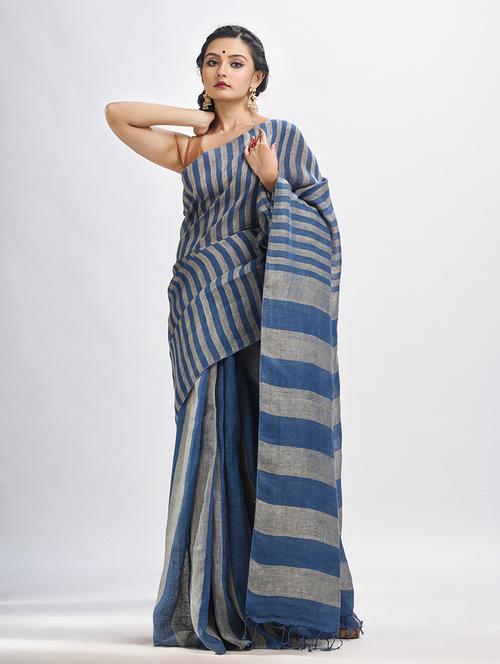 women handloom saree - 21240813 - Very Small Image - 1