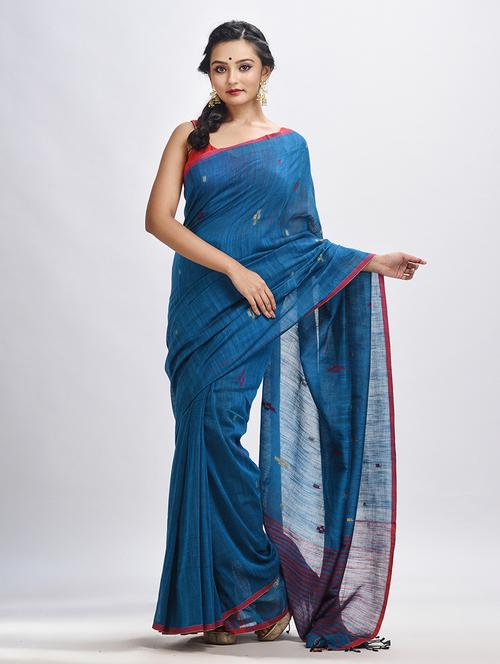 women handloom saree - 21240911 - Very Small Image - 1