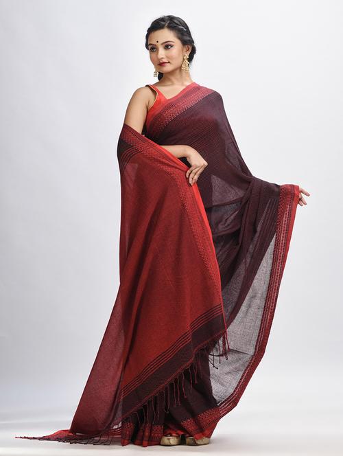 women handloom saree - 21240941 - Very Small Image - 1