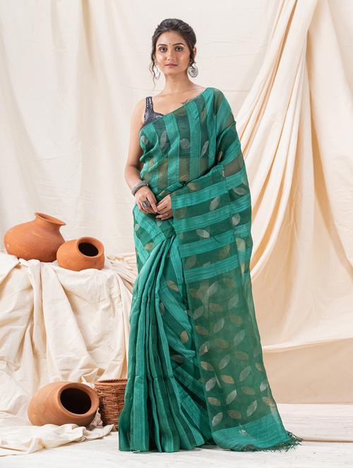 women handloom saree - 21241054 - Very Small Image - 1