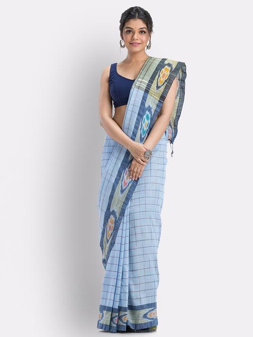 women handloom saree with blouse - 21241925 - Very Small Image - 1