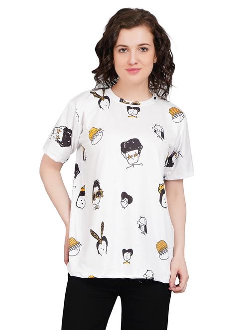 white polyester regular t-shirt - 21246699 - Very Small Image - 1