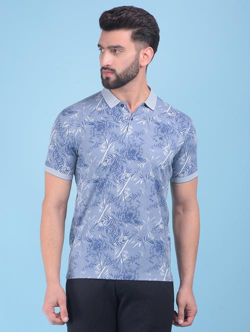 men all over printed polo t-shirt - 21247904 - Very Small Image - 1