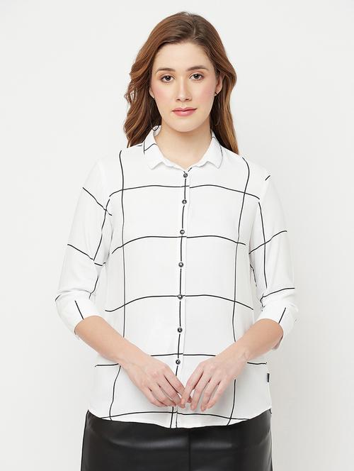 women checkered regular shirt - 21248025 - Very Small Image - 1