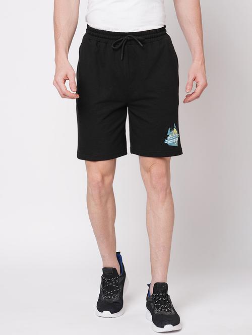 men mid rise cotton blend shorts - 21248531 - Very Small Image - 1