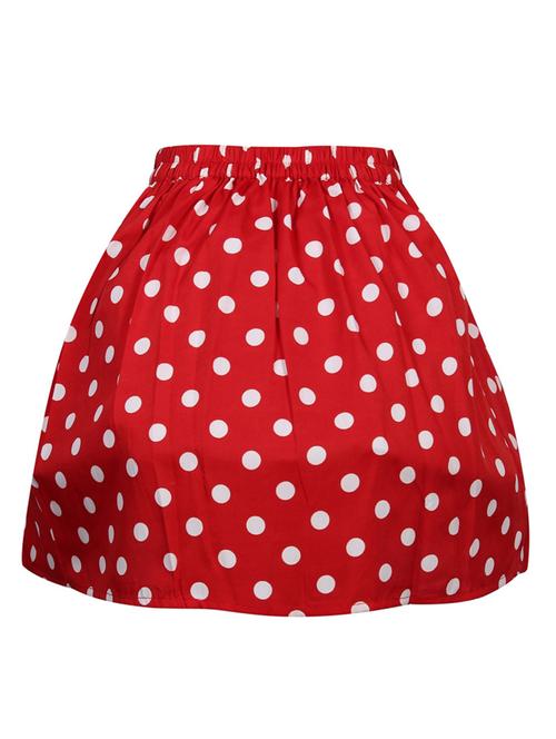 kids polks dots pleated skirt - 21249876 - Very Small Image - 1