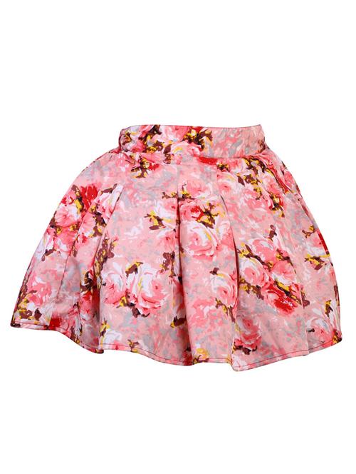 kids floral printed pleated skirt - 21249878 - Very Small Image - 1