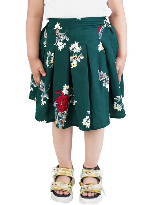 kids floral printed pleated skirt - 21249890 - Very Small Image - 1