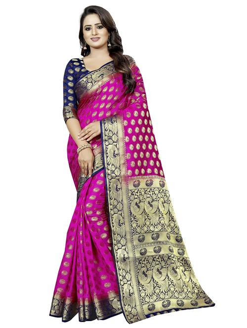 women zari work banarasi saree - 21250662 - Very Small Image - 1
