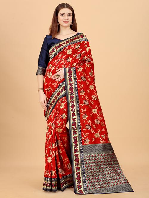 women zari work banarasi saree - 21250749 - Very Small Image - 1