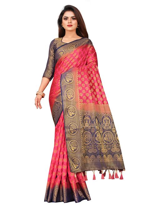 women self design banarasi saree - 21250935 - Very Small Image - 1