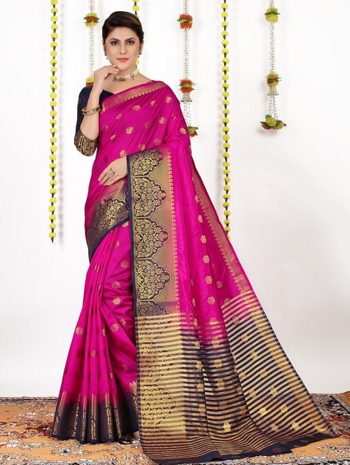 women self design banarasi saree - 21251053 - Very Small Image - 1
