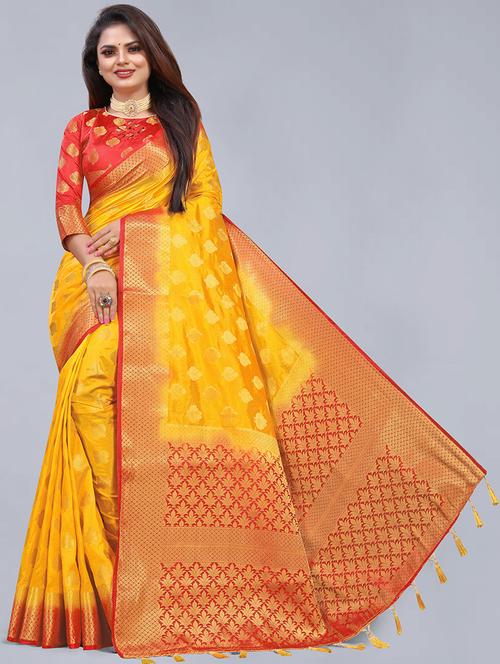 women self design banarasi saree - 21251206 - Very Small Image - 1