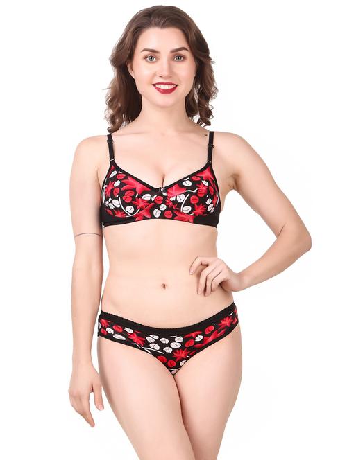 women printed bras and panty set - 21251528 - Very Small Image - 1
