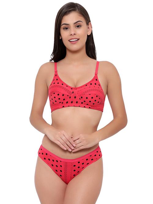 women printed bras and panty set - 21251565 - Very Small Image - 1