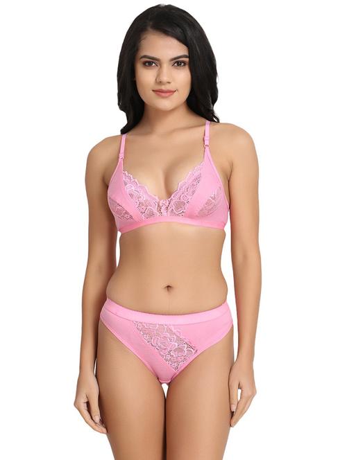 women solid bras and panty set - 21251645 - Very Small Image - 1