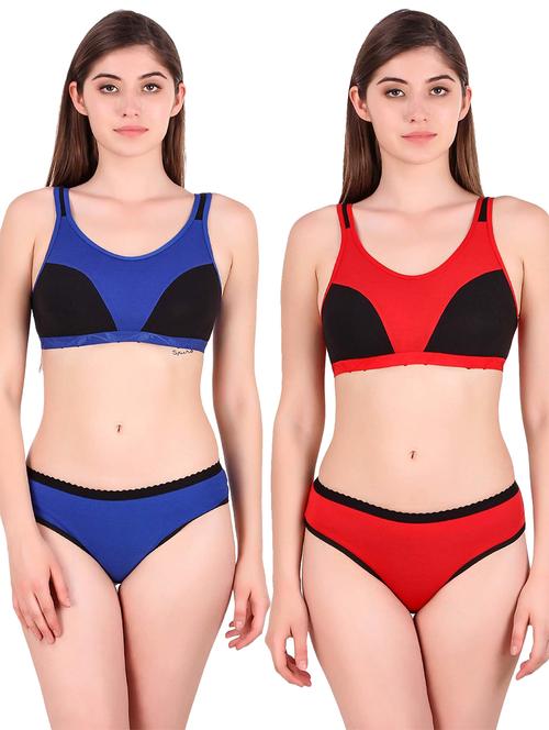 pack of 2 bra & panty set - 21251800 - Very Small Image - 1