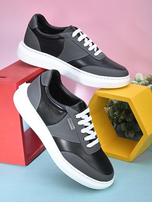 multi colored pu lace up sneakers - 21252510 - Very Small Image - 1