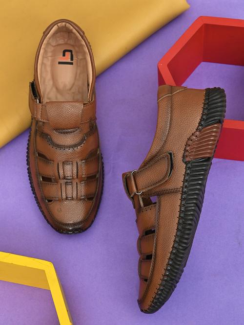 tan brown slip on sandal - 21252542 - Very Small Image - 1