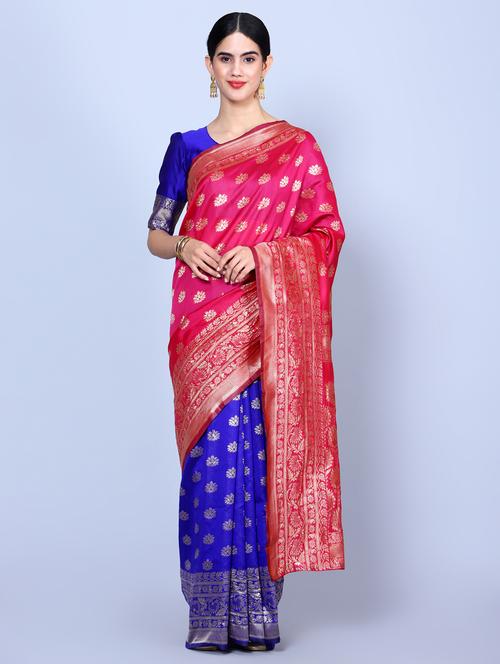 women self design banarasi saree - 21253127 - Very Small Image - 1
