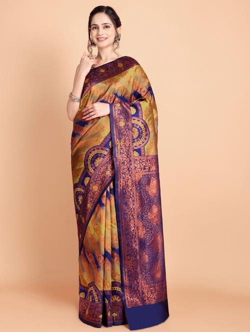 women self design banarasi saree - 21253471 - Very Small Image - 1