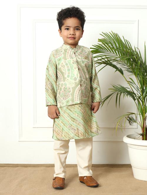 boys printed kurta set - 21255854 - Very Small Image - 1