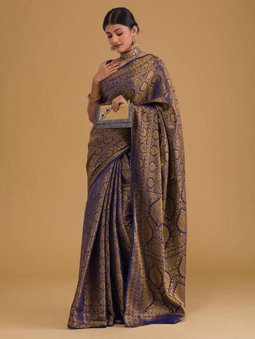 women self design banarasi saree - 21256012 - Very Small Image - 1