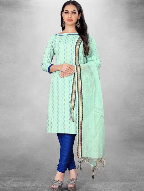 women self design unstitched suit set - 21261543 - Very Small Image - 1