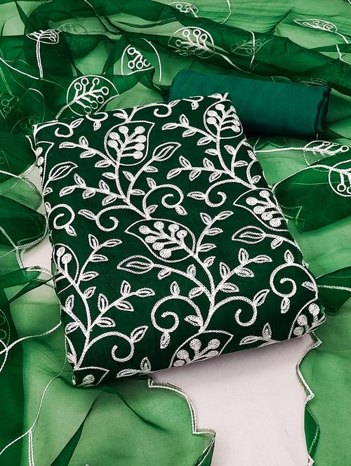 women embroidered unstitched suit set - 21261548 - Very Small Image - 1