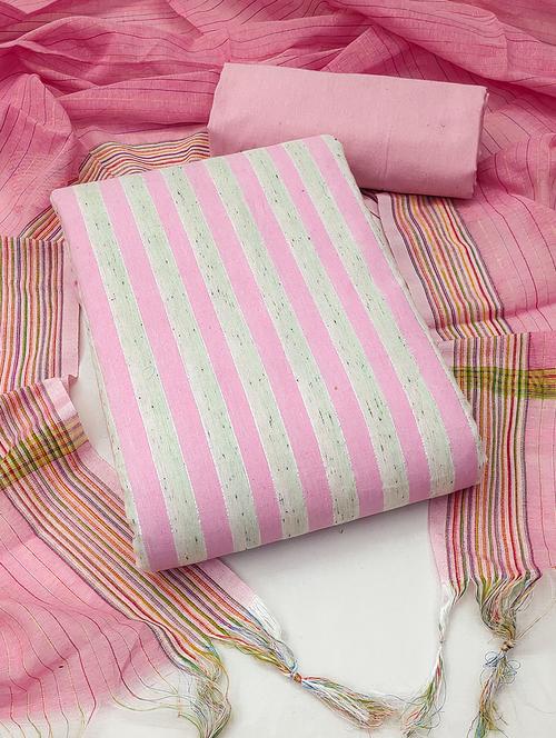 women striped unstitched suit set - 21261565 - Very Small Image - 1