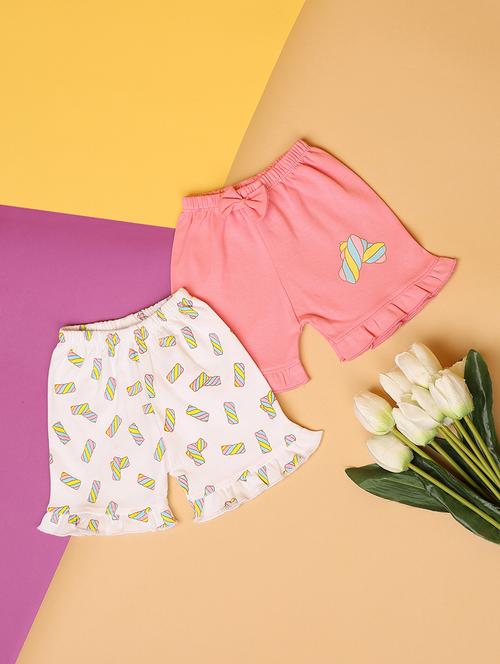 kids pack of 2 printed shorts - 21266167 - Very Small Image - 1