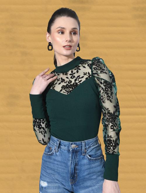 women puff sleeves top - 21269585 - Very Small Image - 1